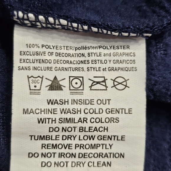 Majestic Houston Astros Fan Fashion Hooded Sweatshirt 100% Polyester Size L - Picture 6 of 6